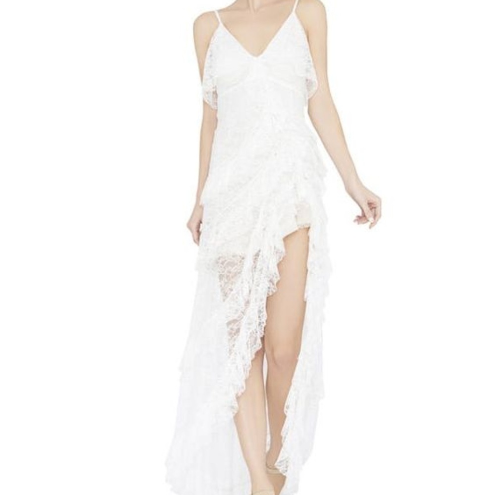 Alice + Oliva LAVERNE Asymmetical Gown